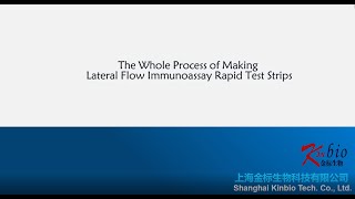 The Whole Process of Making Lateral Flow Immunossay Rapid Test Strips