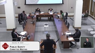Full Meeting: Police Chief William McManus presents 2023 crime statistics to City Council’s Publ...