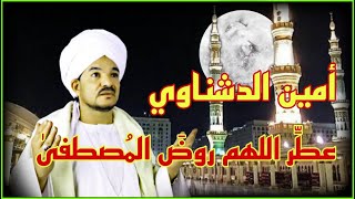 الشيخ امين الدشناوي | عطر اللهم روض المصطفي بصلاة وسلام سرمدي