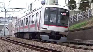 東急5050系5163F菊名カーブ通過