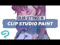 Color Settings in CLIP STUDIO PAINT