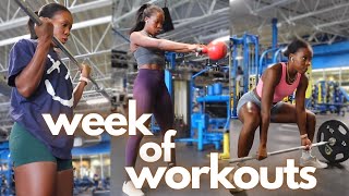 WEEK OF WORKOUTS | this workout split helped grow my glutes | Tashana Charles