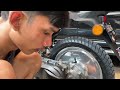 pasang ohlins di honda spacy upgrade shock deka