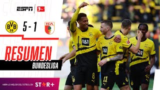 ¡GOLAZO Y DOS ASISTENCIAS DE REUS EN LA PALIZA NEGRIAMARILLA! | B. Dortmund 5-1 Augsburgo | RESUMEN