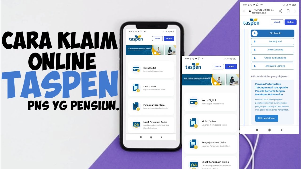 Cara Klaim Online Taspen#PNSpensiun#klaimonlinetaspen - YouTube