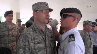 AFA cadets get to scream at generals
