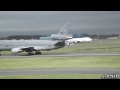 netherlands air force kdc10 tanker amazing engine sound u0026 windy takeoff at prestwick airport