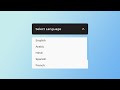 Custom Select Menu Using HTML, CSS & Javascript