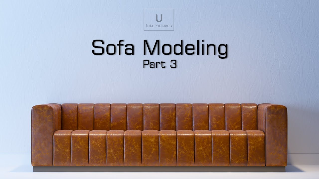 Modeling A Sofa In 3ds Max Part 3 Youtube