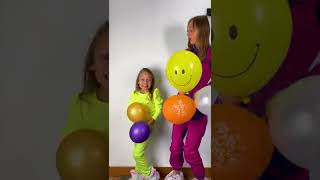 Color game with balloons and Mom | #shorts by Anna Kova