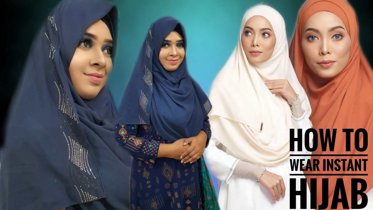 How To Wear Instant Hijab Youtube
