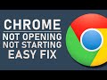 Google Chrome Not Opening / Loading Fix