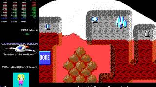 Commander Keen 1 any% speedrun in 3:44.35 - World Record