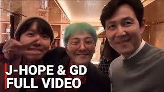 지드래곤 \u0026 제이홉, 갈라 파티 영상 BTS J-HOPE \u0026 G-Dragon at Gala Des Pièces Jaunes After Party 2025