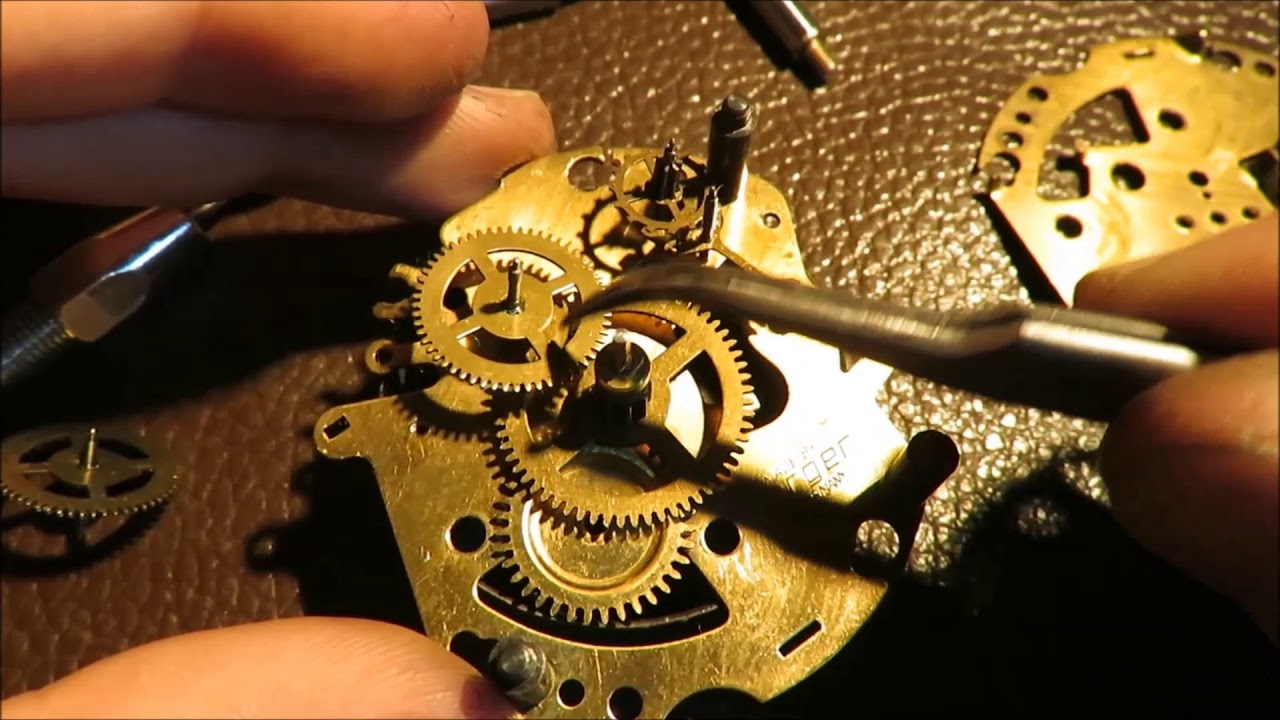 Restoration Of An Old Mechanical Clock - YouTube