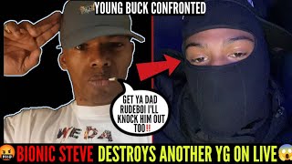 Bionic Steve Violates A Young buck For Damaging His Property \u0026 Disrespecting Him On Live 😱