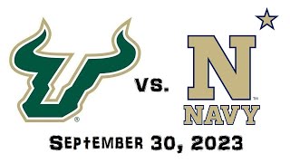 September 30, 2023 - South Florida Bulls vs. Navy Midshipmen Full Football Game