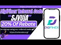 DigiFinex Futures Invite Code [SJVUjA] – Receive Up To 20% Cashback.