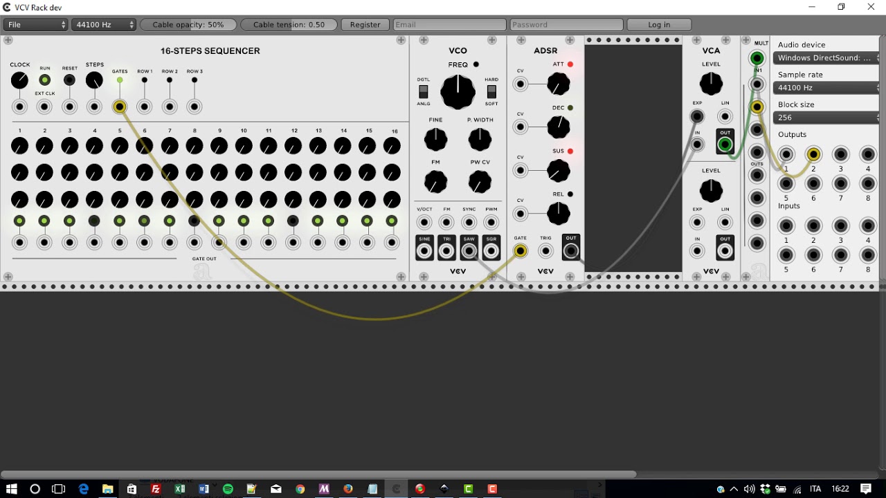 Autodafe Modules Pack For VCV Rack - 16-Steps Sequencer - YouTube