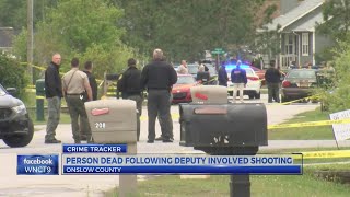 Suspect identified after officer-involved shooting in Onslow County