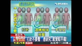 「打針不要看」　德研究：感覺較不痛！