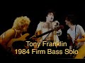 Tony Franklin • 1984 Firm Bass Solo + Band Intro