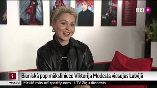 Bioniskā pop māksliniece Viktorija Modesta viesojas Latvijā