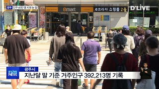 [광주] 인구 40만 명 시대 눈 앞