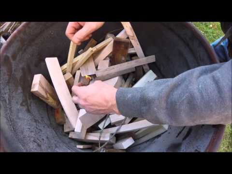 Making Lump Charcoal Making Lump Charcoal