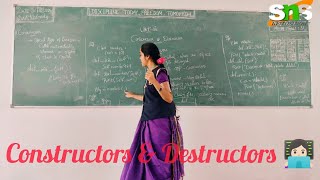 Constructors and Destructors | OOPS with Python Programming | SNS INSTITUTIONS