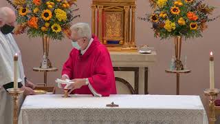 2020.11.06 Mass, Thirty-first Week in Ordinary Time, Holy Family Steubenville