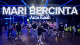 MARI BERCINTA by Aura Kasih | CHOREO ZIN RAMA | ZUMBA | DANCE FITNESS