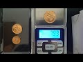 Weighing Gold Coins With a Pocket Scale MH 200