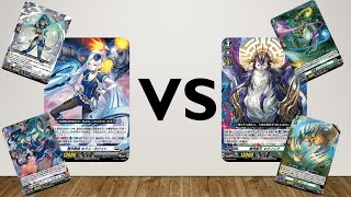 【ヴァンガード】極光戦姫セラス・ホワイト　ｖｓ　樹角獣王マグノリア