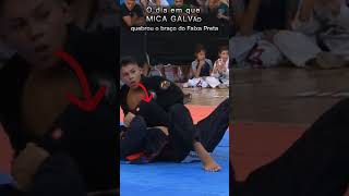 O DIA QUE MICA GALVÃO QUEBROU BRAÇO DO FAIXA PRETA #jiujitsu #micagalvao #faixapreta #shorts