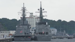 [4K]横須賀基地「海上自衛隊・米海軍」ヴェルニー公園にて　(2017.6.18)