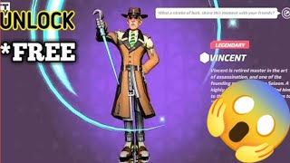 Unlock Vincent✅ Free - Full Gameplay//In T3 Aren