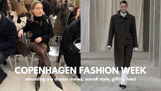 Copenhagen Fashion Week⎢attending my dream shows, scandi style, gifting haul