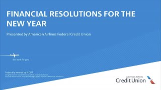 Financial Resolutions for the New Year from Jan. 4, 2023