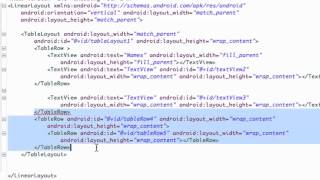 Android Application Development Tutorial 111 TableLayout and Intro SQLite Database YouTube