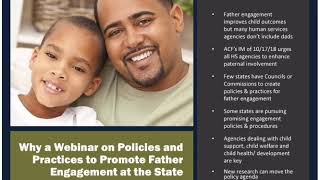 FRPN Webinar: State Policies & Practices to Promote Father Involvement