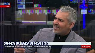 Maajid Nawaz exclusive interview with Neil Oliver Live on GB News about vaccine mandates