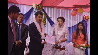 NOKHAYUNG HAYUNG BEBAK ||SURAJ \u0026 MANIKA WEDDING||SONG BY BUBULI DEBBARMA