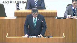 泉佐野市議会令和元年１２月定例会（１２月１８日）②