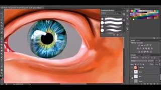 Speed drawing - Eye digital - Photoshop CS6