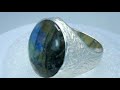 labradorite ring round ring a labradorite roundel from regnas