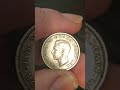 1949 one shilling silvercoins silver coin