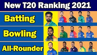 🏆New ICC T20 Ranking✅ Batting🏆 Bowling 🏆All Rounder🏆First Place Wanindu & Babar Azam  Latest Ranking