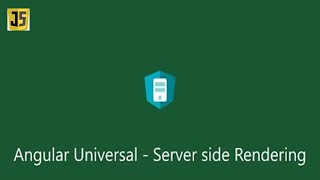 Server side rendering and Prerendering using Angular Universal