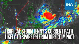 Tropical Storm Jenny’s current path likely to spare PH from direct impact